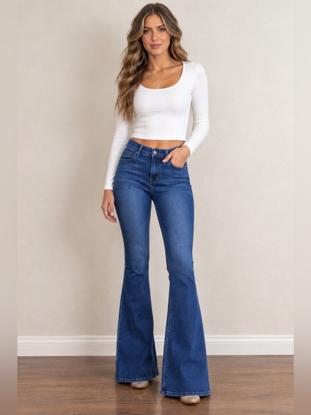 L'AGENCE Sophia High Rise  Flare Jeans